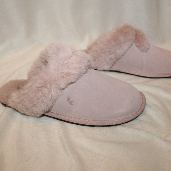 NIB UGG KOOLABURRA WOMEN'S SUEDE SCUFF SLIP ON SLIPPERS PINK - Picture 5 of 10